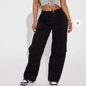 Fashion Nova Cargo Pants Brand New